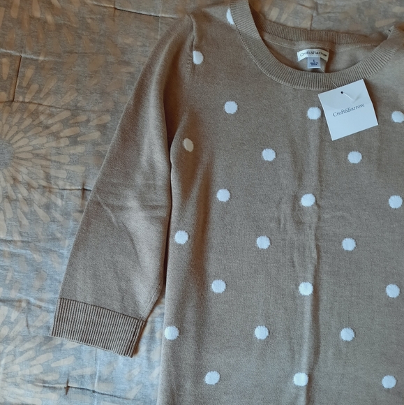 Croft & Barrow NWT sweater size L. - Picture 7 of 8